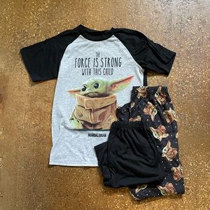 Star Wars Mandalorian pajama set